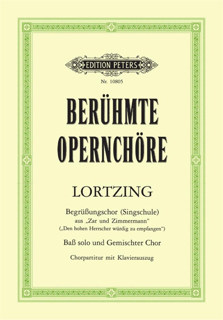 Cantata Chorus from Zar und Zimmermann